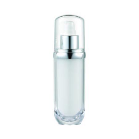 Botella de loción ovalada de acrílico 60ml - Embalaje de Lily Melody VB2-60